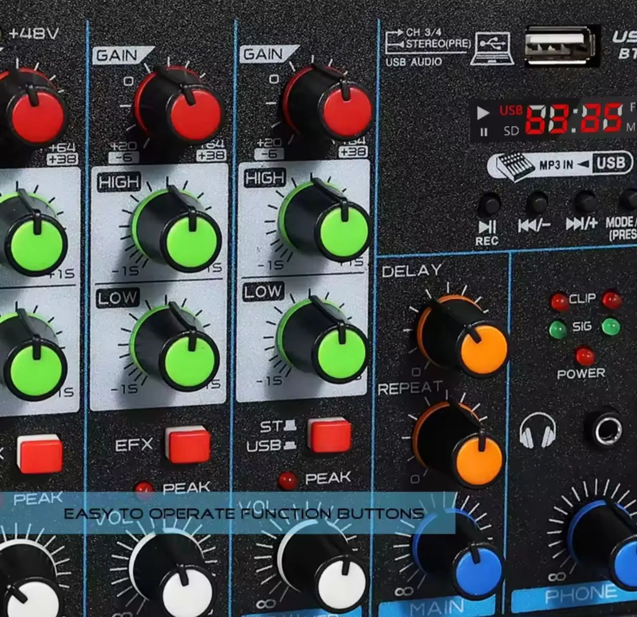 Mesa de Som 4 Canais - Multiuso e Compacta - Foto 2