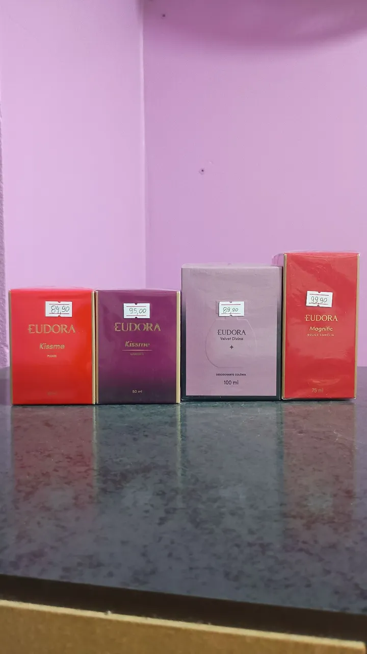 Perfumes Natura, Boticário, Eudora