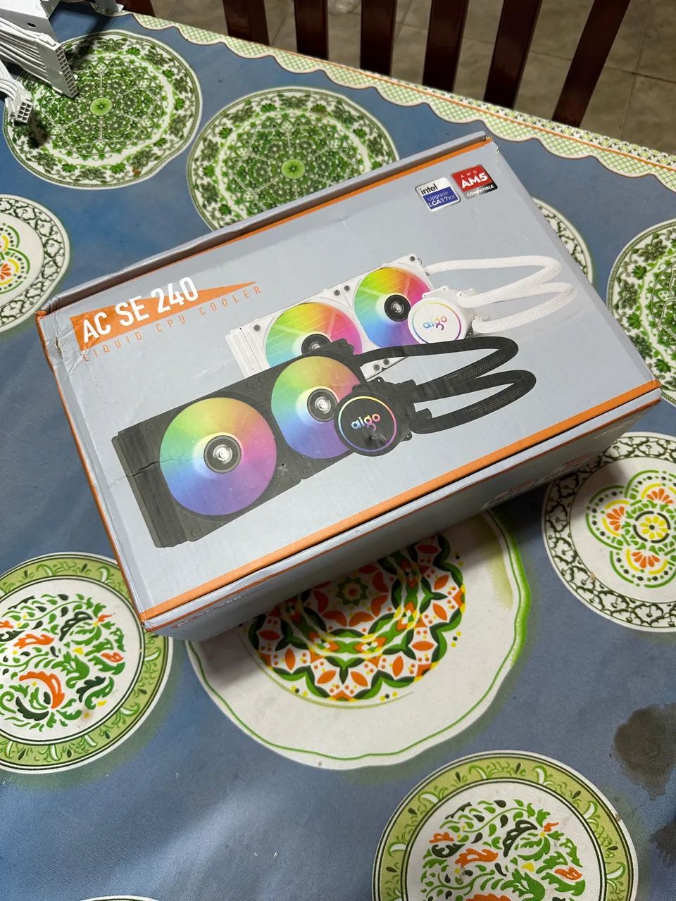 Water Cooler AIGO AC SE 240 BRANCO - Foto 4