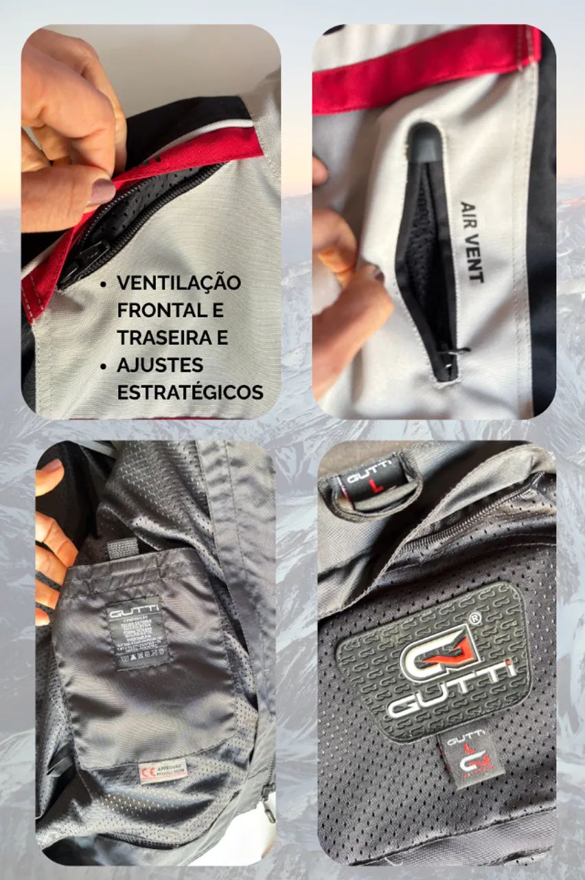 Jaqueta GUTTI Andes G4075 - Parka Ice/Blue (TAM. L) - Usada uma única vez. Impecável! - Foto 5