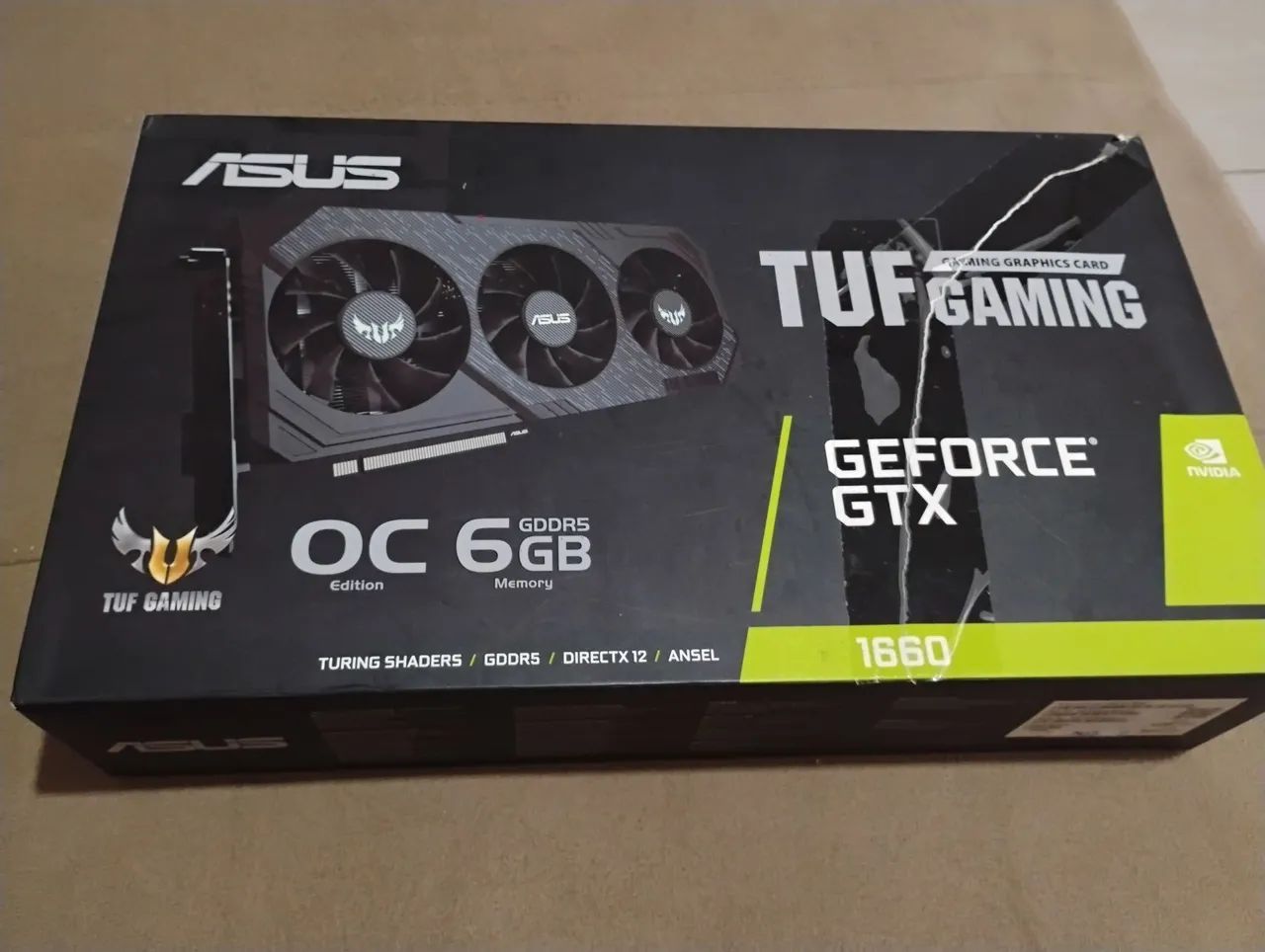 Placa de Vídeo ASUS TUF 1660 SUPER 3 FANS - Foto 5