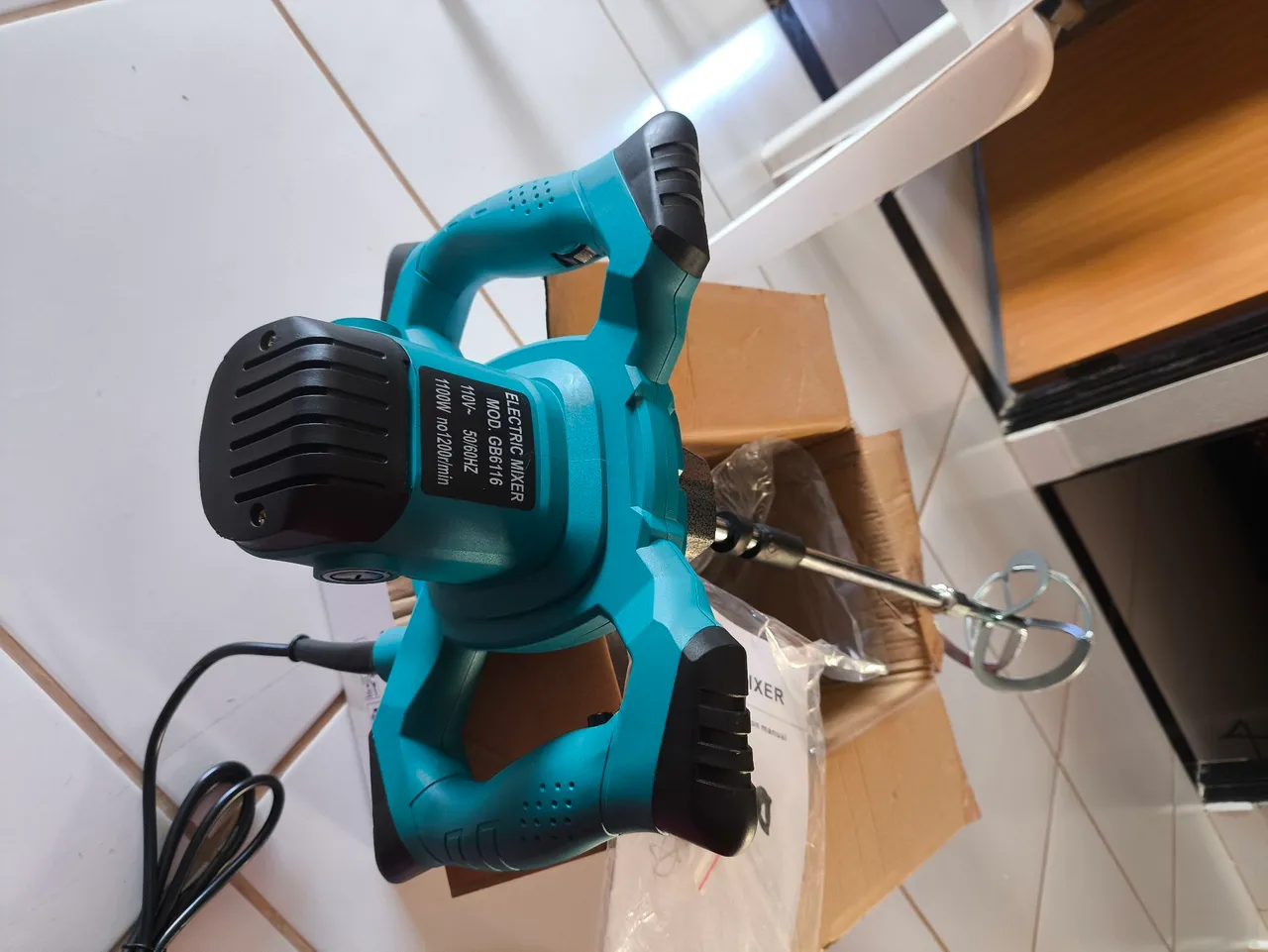 Misturador de Tinta e Argamassa Elétrico Profissional