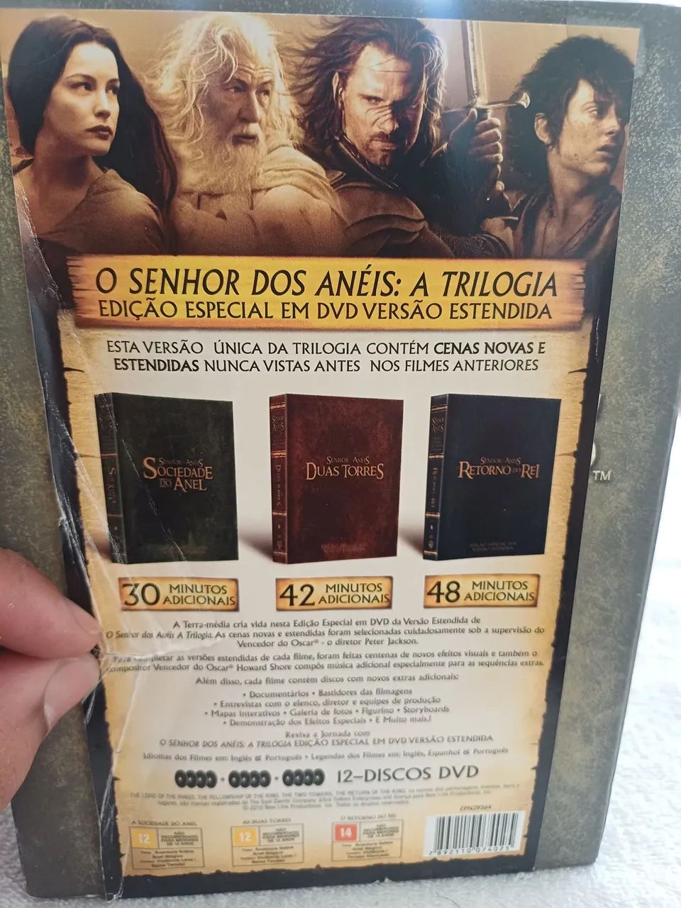 Box trilogia O Senhor dos Anéis versão estendida - Foto 3