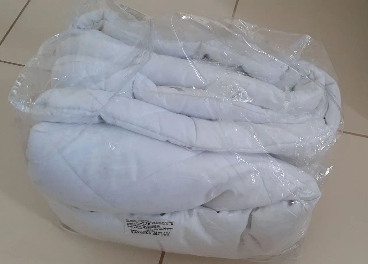 Pillow top casal Beatriz enxovais 