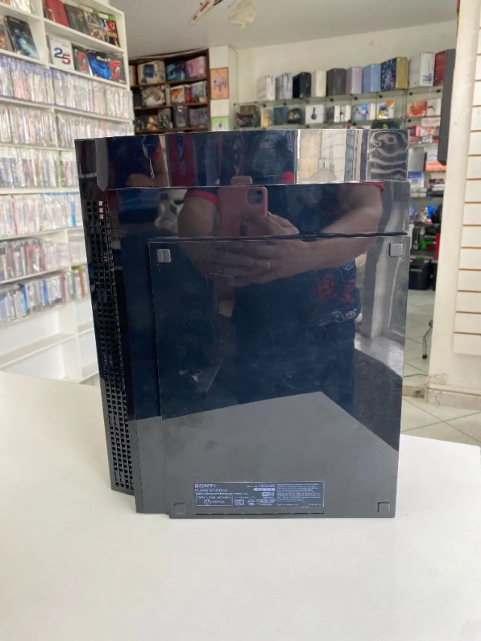 CONSOLE PLAYSTATION 3 FAT PRETO BLACK PIANO 80GB SEMINOVO NA CAIXA (JPN) - PS3 - Foto 5