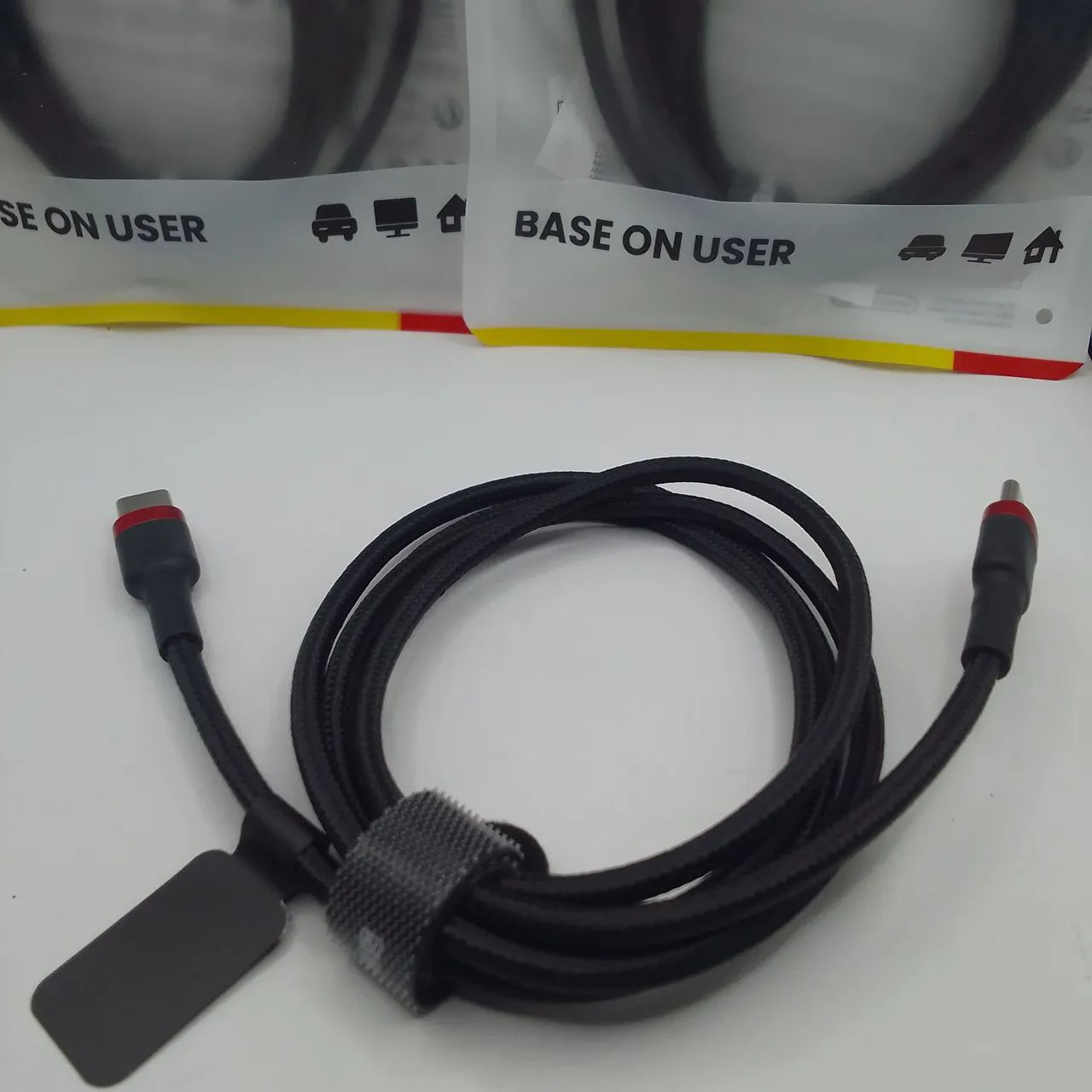 Cabo USB-C para Celular Baseus - PD 3.0 60W - Novo - Foto 4
