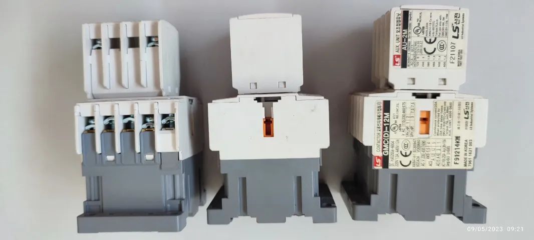 Mini Contator Tripolar 12a Gmc12m 1na 220v Bloco Aux - Foto 3