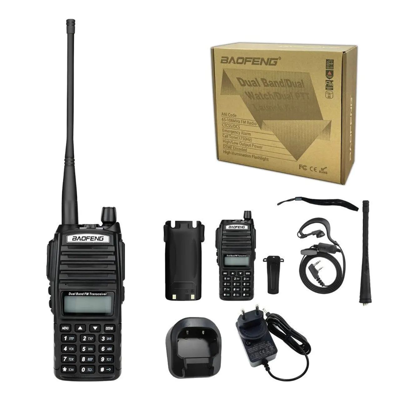 Rádio comunicador Baofeng Dual Band - Foto 2