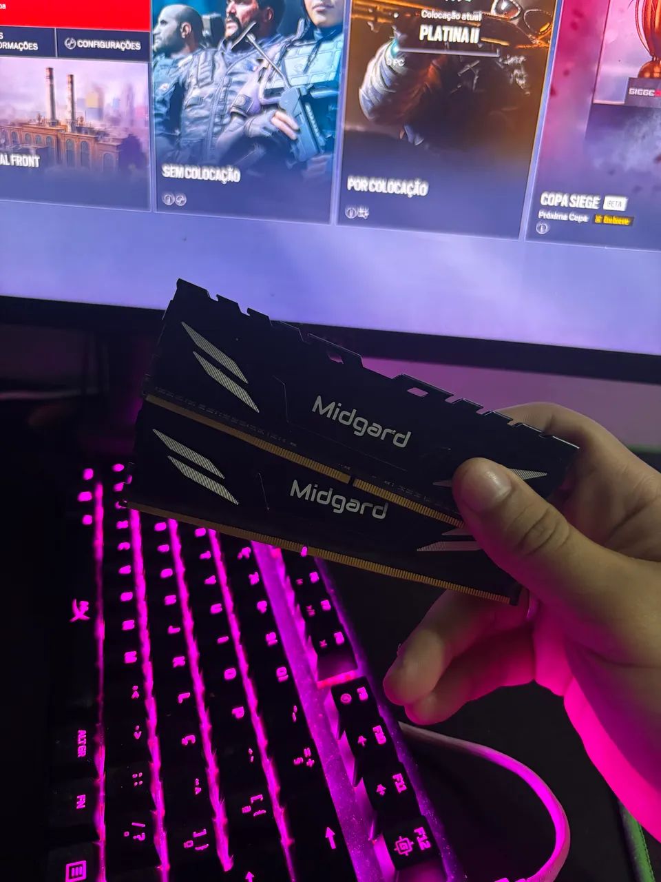 Kit 2x Memória RAM 8Gb ( sem rgb )