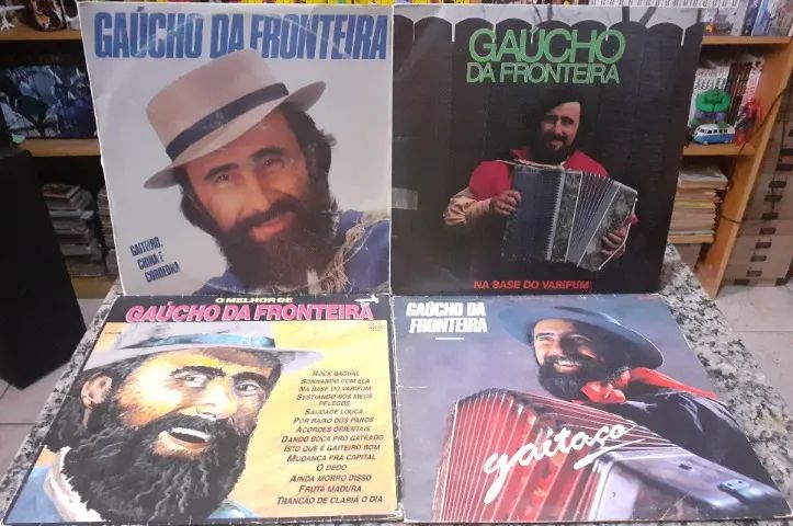 Lps - Gaúcho da Fronteira - lote com 07 discos de vinil