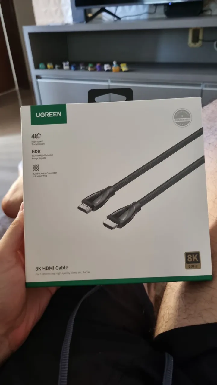 Cabo HDMI UGREEN 8K 60Hz - Alta Qualidade de Imagem e Som!