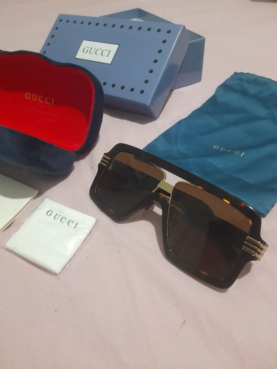 Óculos de Sol Gucci Original - Modelo 0900s 004