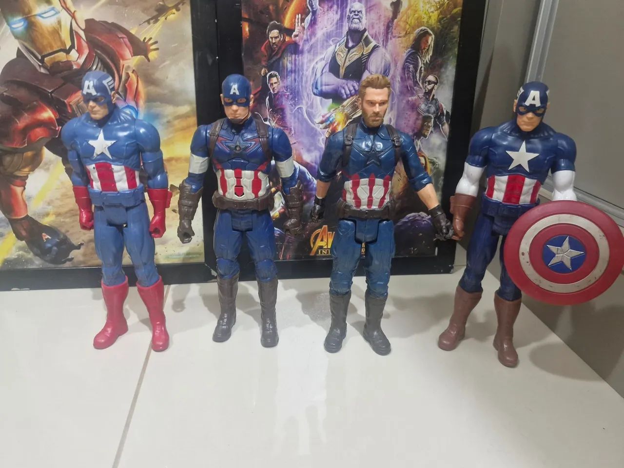 lote - Action Figure - Capitão América- 30cm originais