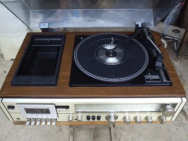 sanyo④ som 3x1 sanyo gxt 4545 troco p outos aparelhos d som vintage