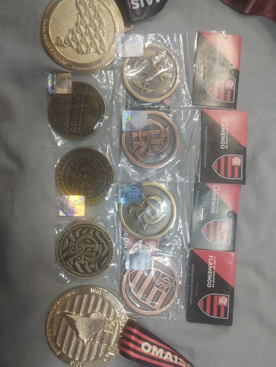 Medalhas / Moedas do Flamengo  - Foto 3