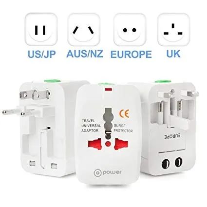 Adaptador Universal de Viagem Internacional - Tomada Europeia - Loja COimbra COmputadores  - Foto 2