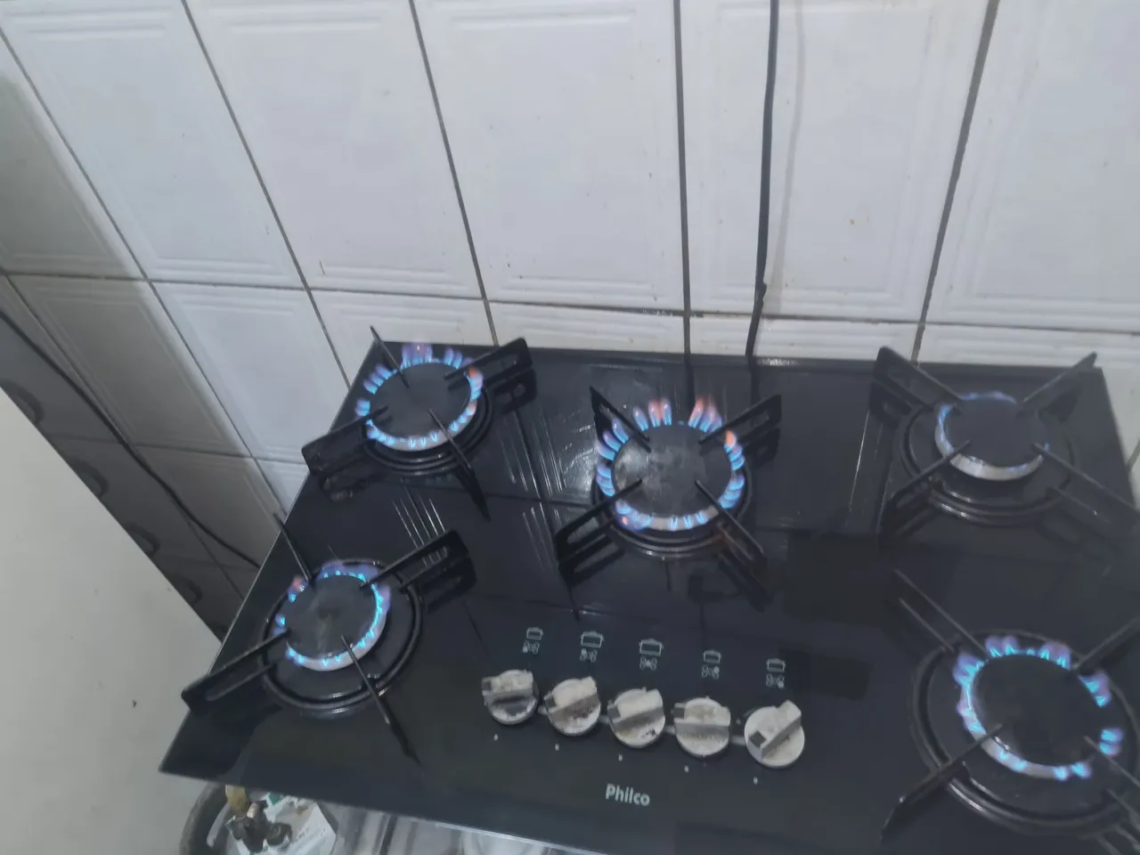Fogão cooktop 5 bocas