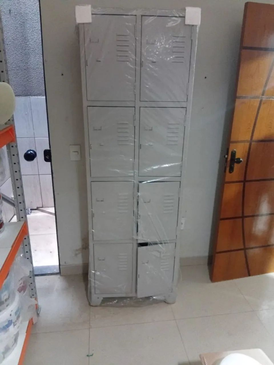 Roupeiro Cinza 8 Portas - novo 