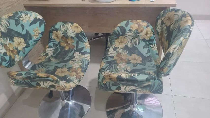 Banqueta estampada 