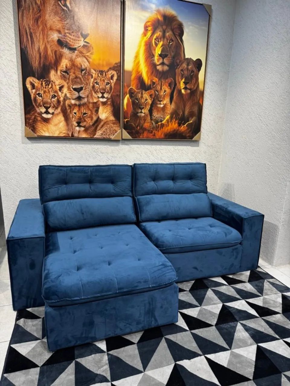 Sofá Retrátil Petrópolis 4 Lugares (2,30m) - Foto 3