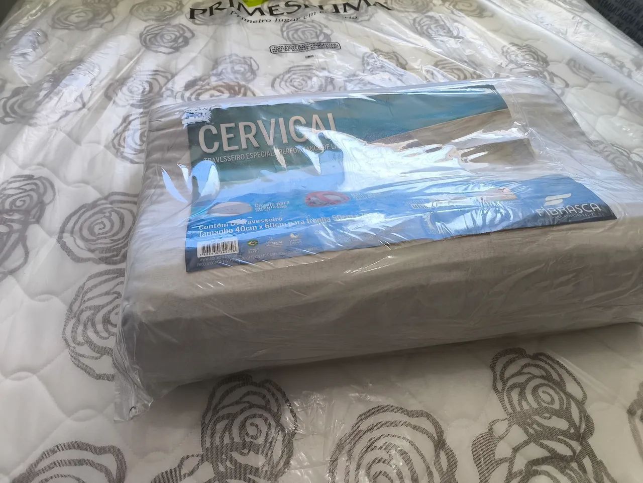 Travesseiro Cervical Fibrasca - Novo - Foto 5