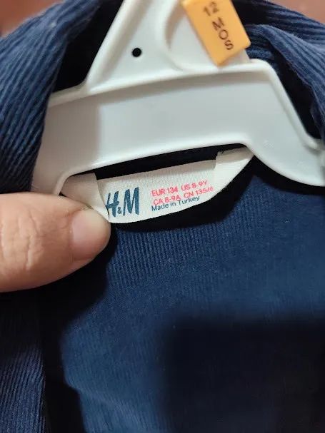 Camisa H&M Tam 8 a 9 anos - Foto 2