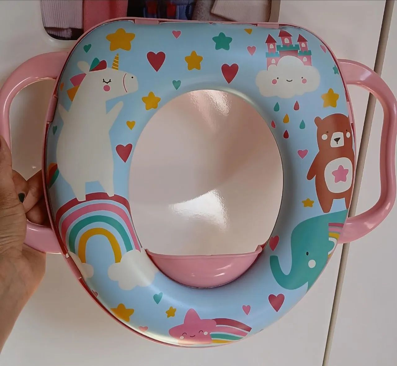 Assento para vaso sanitário infantil