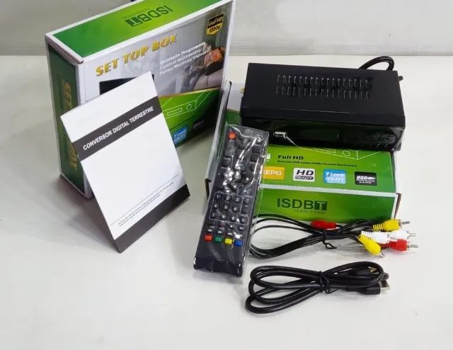 Conversor Digital ISDB-T Terrestre com Controle Remoto - Entregamos