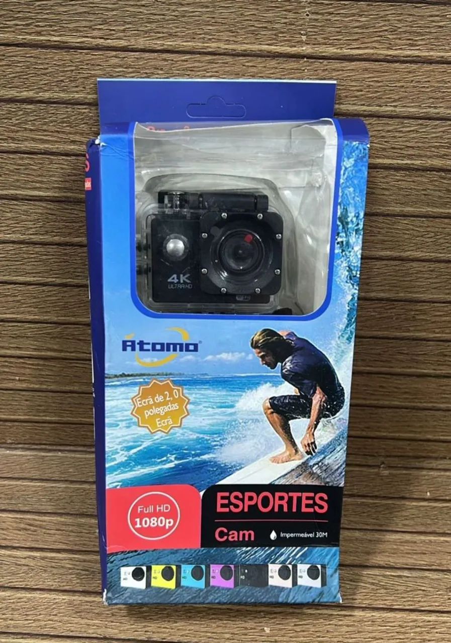 Câmera de ação esportiva 4K Ultra HD