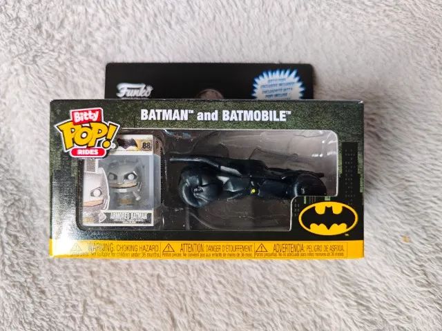 Funko Bitty Pop Rides DC Batman com batmóvel Novo Original  - Foto 5