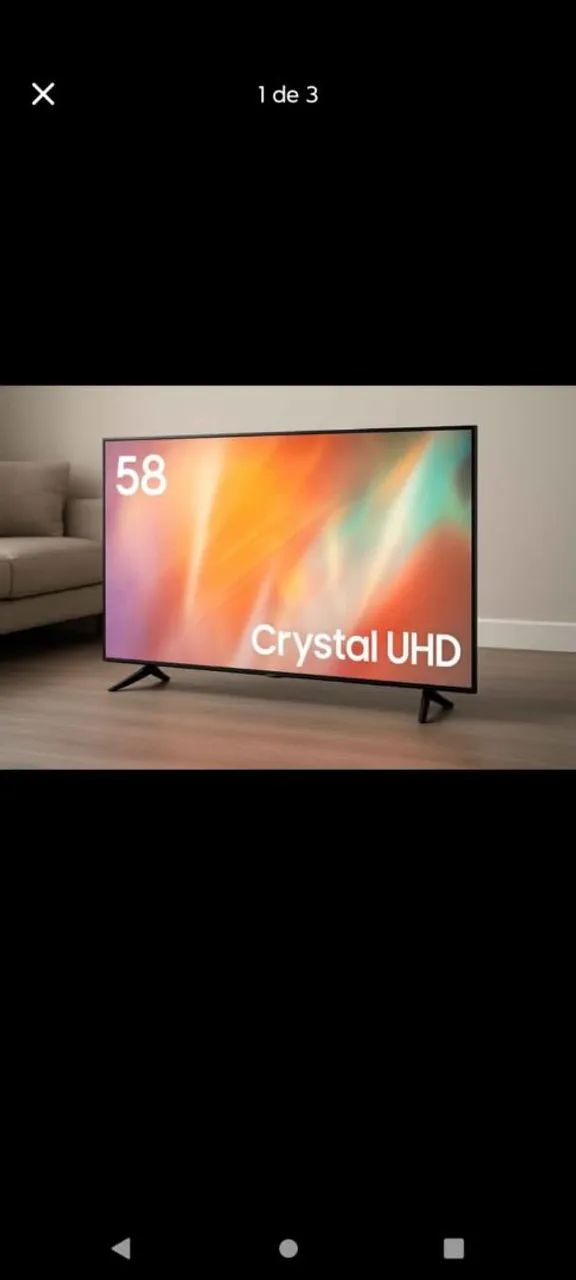 Televisão 58 polegadas smart tv