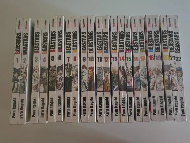 Coleção de mangás Beastars (22 Volumes)
