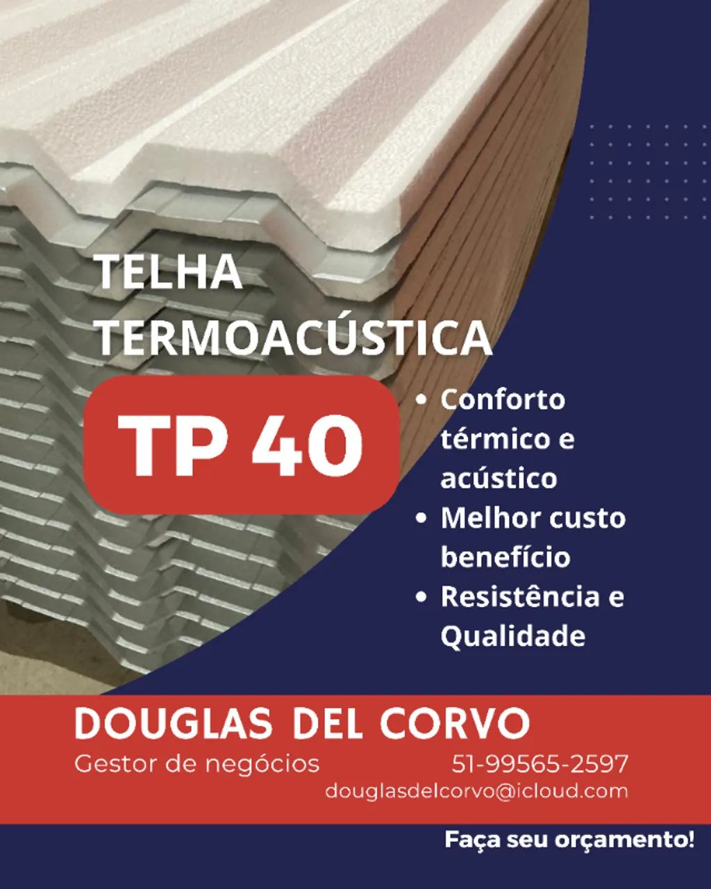 Telha Aluzinco Termoacústica