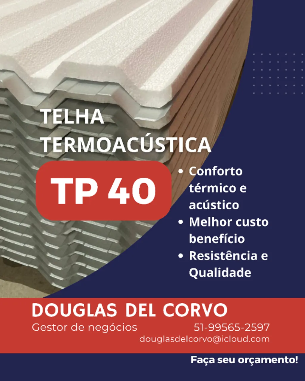 Telha Aluzinco Termoacústica