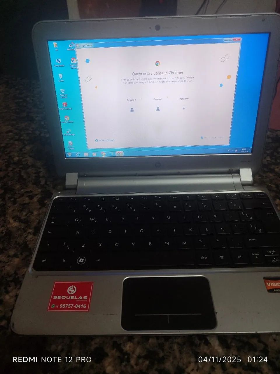 Notebook Hp pavillion Dm1 tem 11,6" de tela  - Foto 4