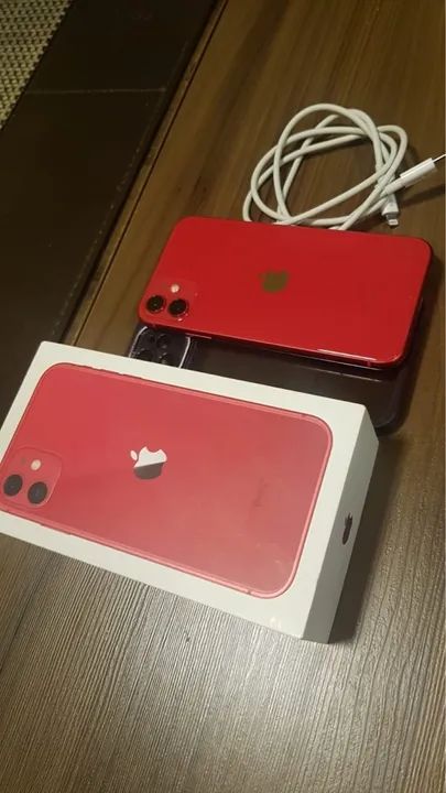 iPhone 11 Vermelho muito conservado , estado de novo  , 128 gigas  - Foto 4