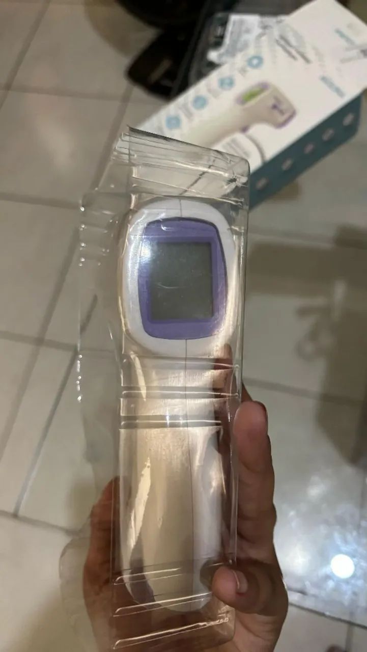 Termômetro Digital Infravermelho sem contato de Testa Aiqura - Foto 3