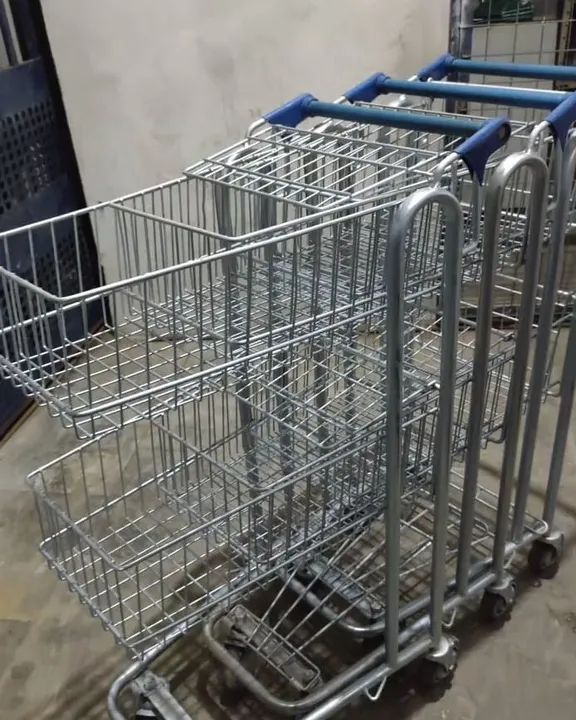 Carrinhos de sacolão e supermercado  - Foto 4