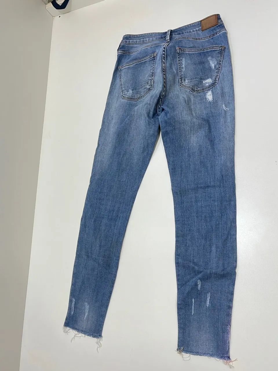 Calça Jeans Destroyed Carmim - Tam 38 - Foto 3