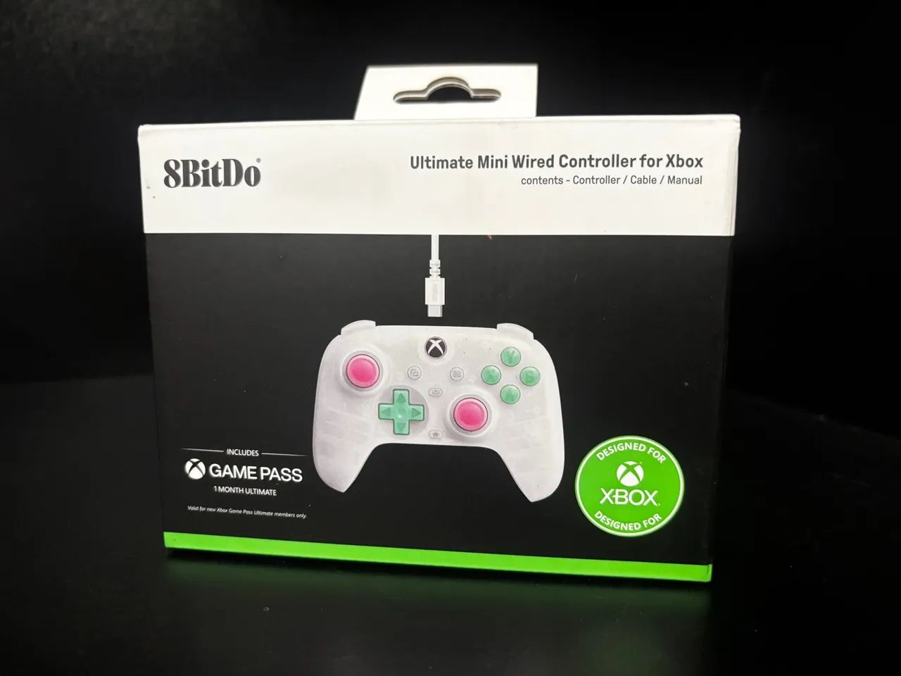 Controle Com Fio 8BitDo Ultimate Mini para Xbox - Translucent White