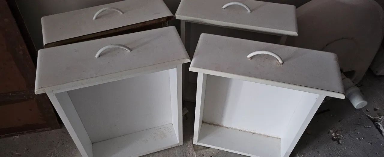 4 gavetas brancas, praticamente novas  - Foto 2