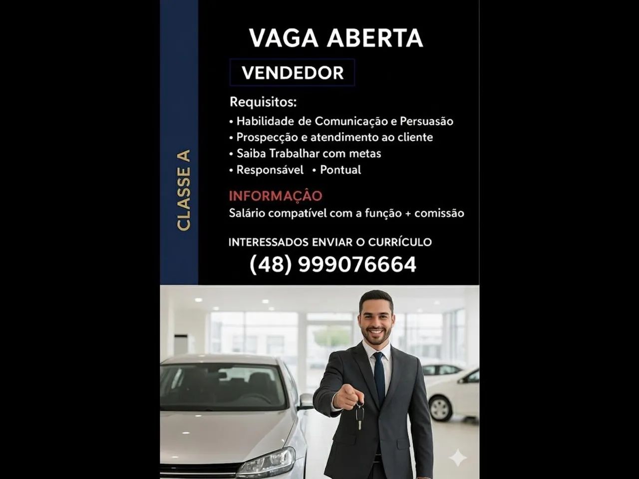 INÍCIO IMEDIATO PARA SÃO JOSÉ 