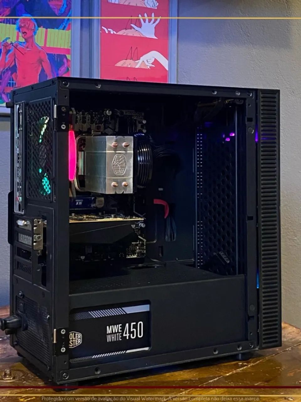 Setup Intel i3 10105F, 16gb, 256gb NVMe, RX 550 4gb, Fonte 450W, Gabinete Mavint - Foto 2