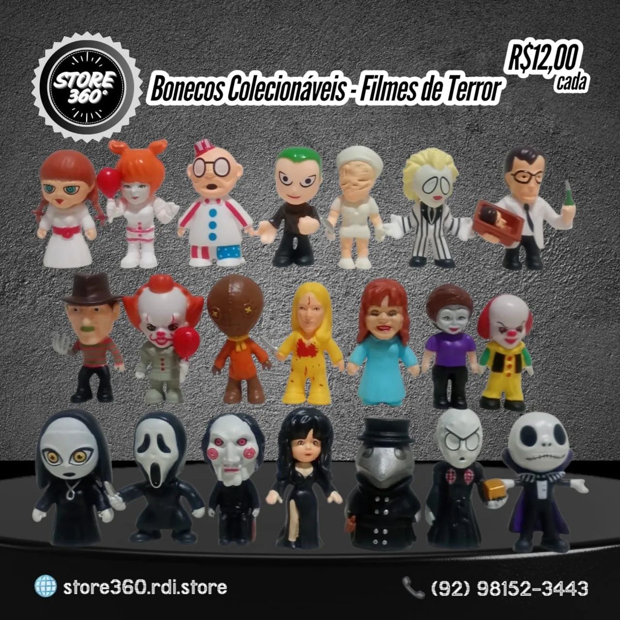 Bonecos Colecionáveis - Filmes de Terror