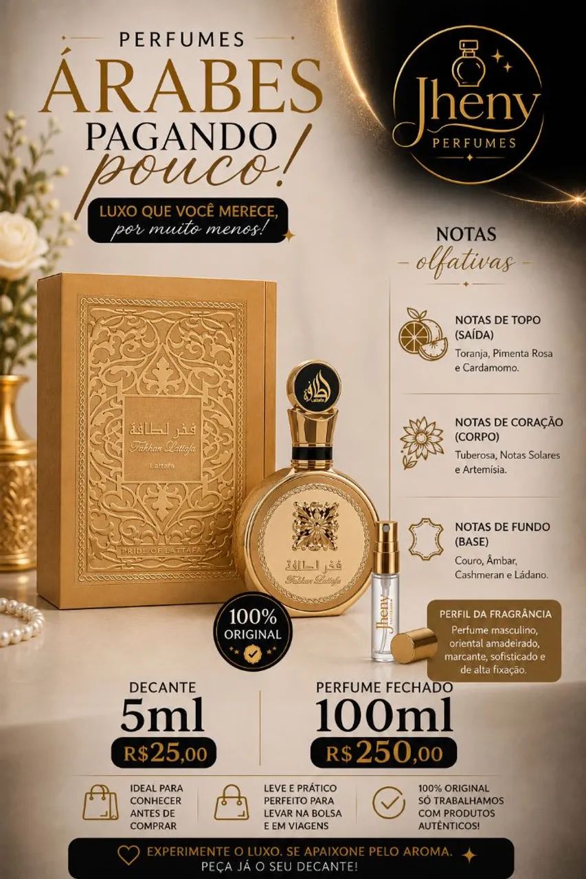 Perfume Árabe Masculino  - Foto 4