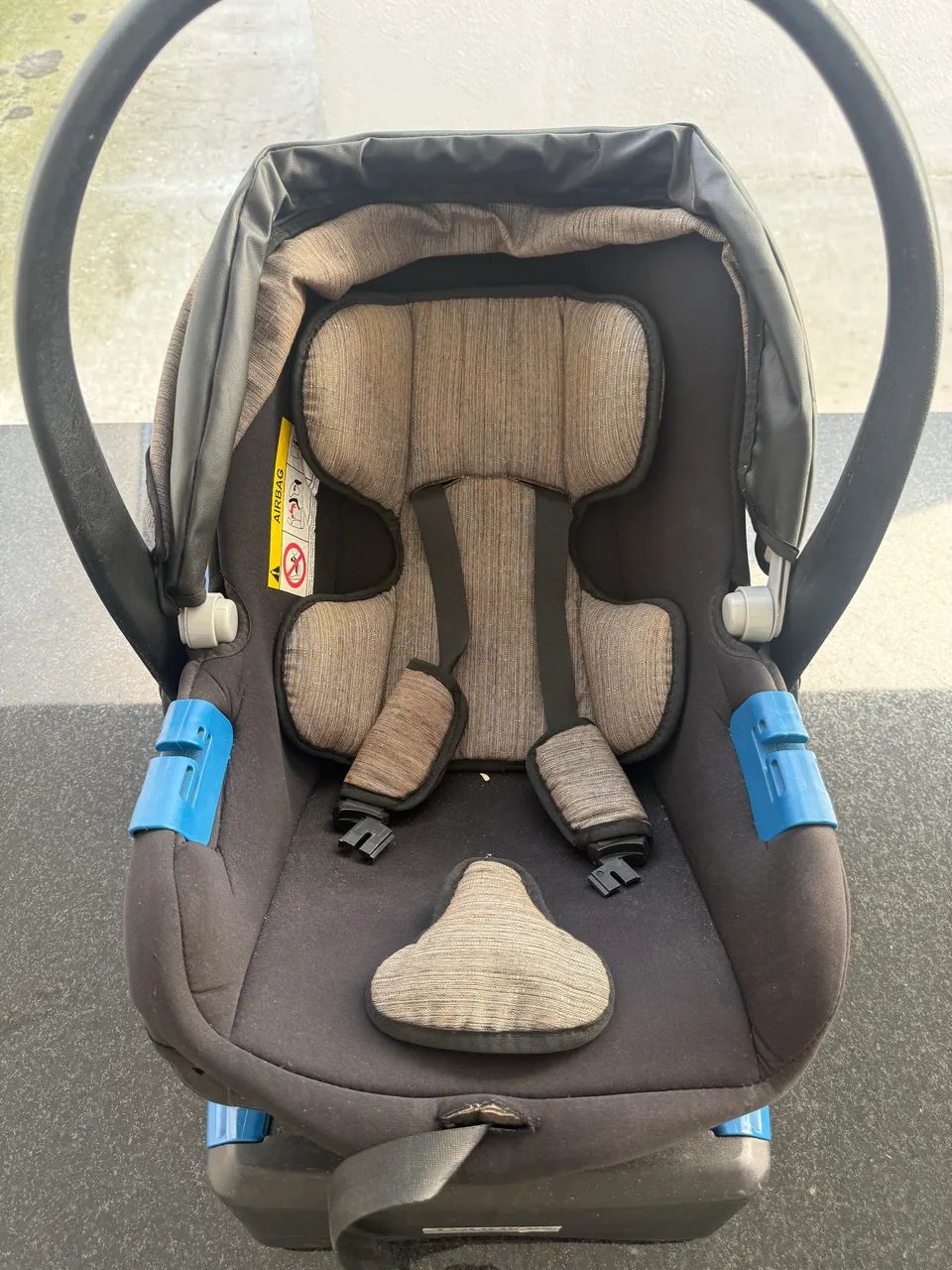 Bebê conforto Burigotto Touring + base - Foto 4