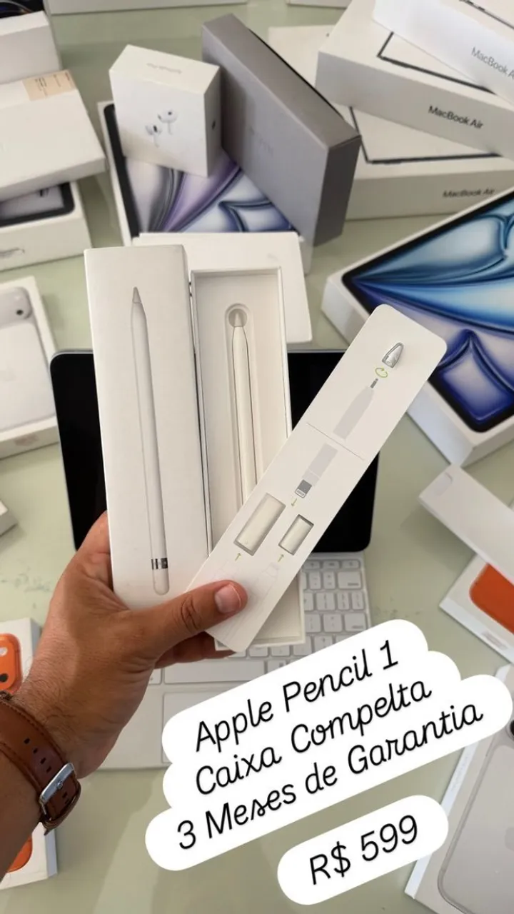 Apple Pencil modelo A1603, 1ª geração original - Acessórios de