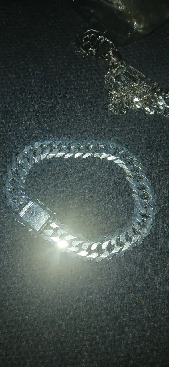 Pulseira De Prata 13mm - Foto 4