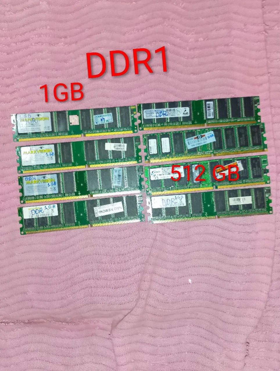 DDR1 and DDR2 PC – R$5.00, please read the description