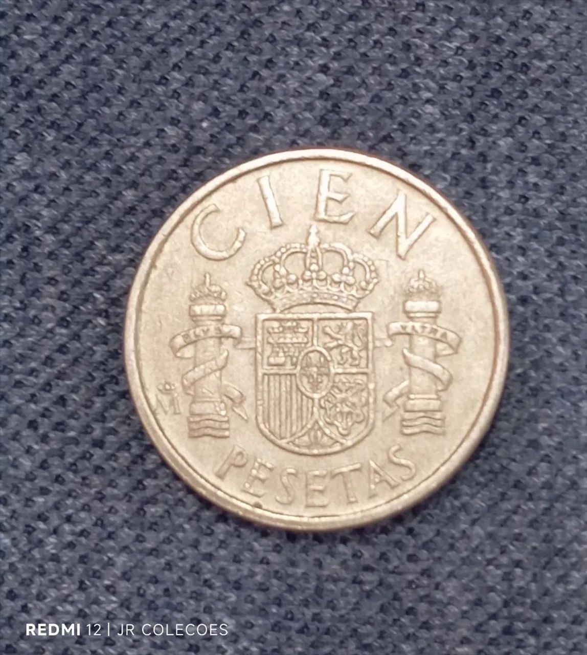 Moeda de cem pesetas 1986 - Foto 2